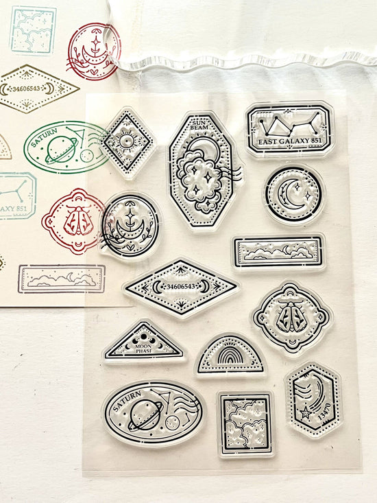 Stempel set - Celestial