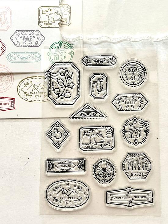 Stempel set - Woodland