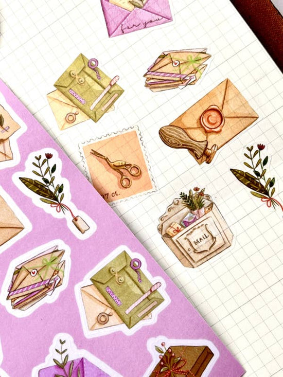 Sticker sheet - Crafty mail