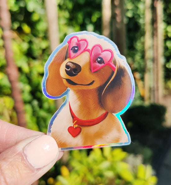Sticker - Love Dachshund