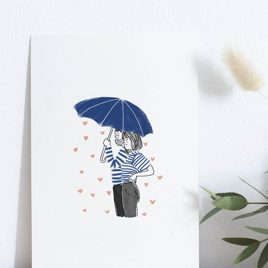 Wenskaart - Under the Rain