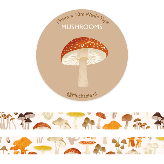 Washi Tape - Mushrooms