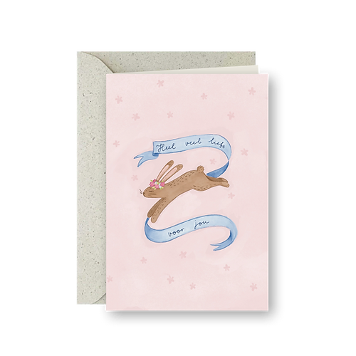 Wenskaart - Veel Liefs