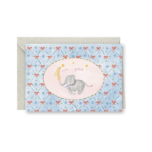 Wenskaart - Veel Geluk