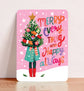 Kertkaart - Merry Everything and Happy Always