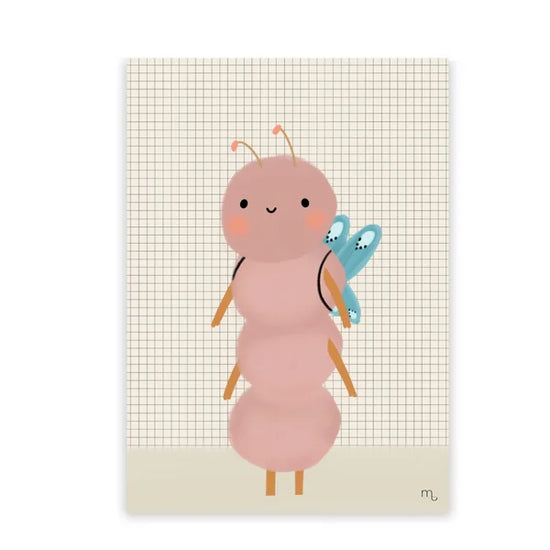 Kaart- Rupsje Ongeduld