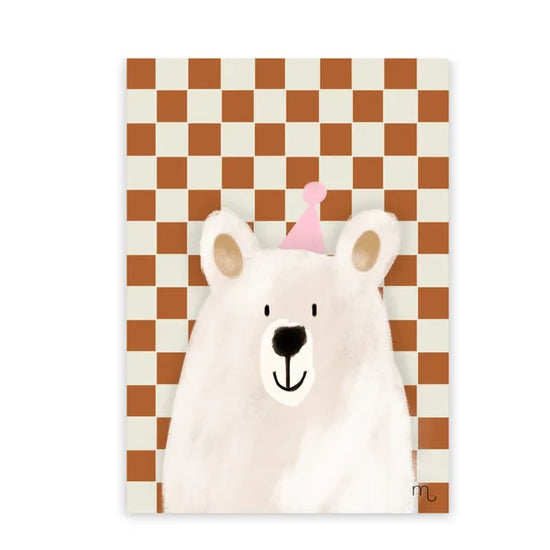 Kaart - Feest Beer Oranje