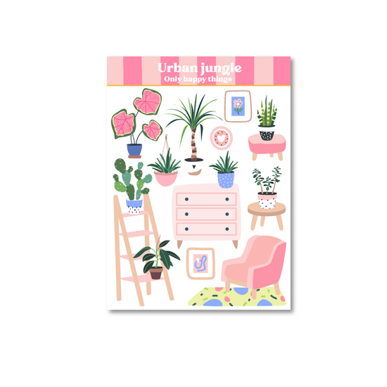 Stickervel - Urban Jungle