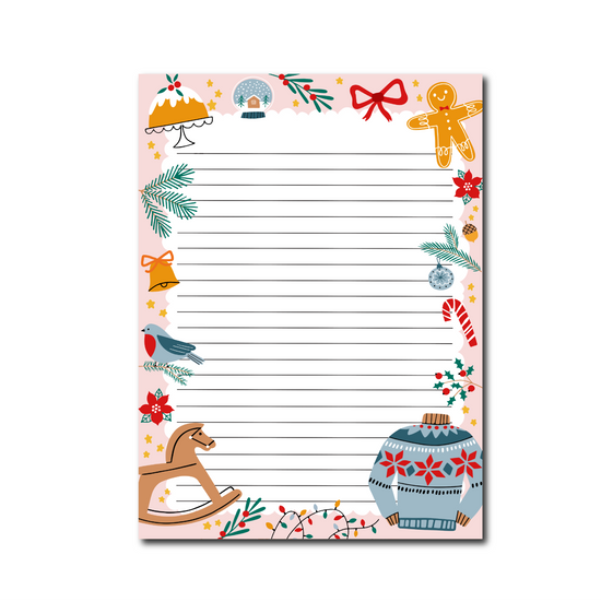 Notitieblok/Briefpapier A5 - Christmas Delight