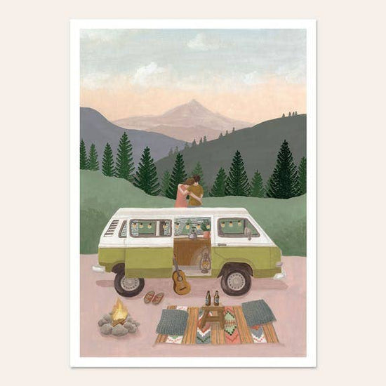 Art Print A4 - Van Life