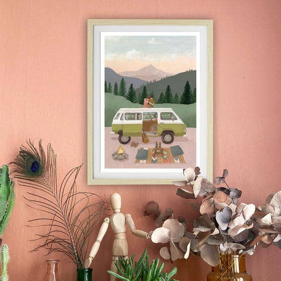 Art Print A4 - Van Life