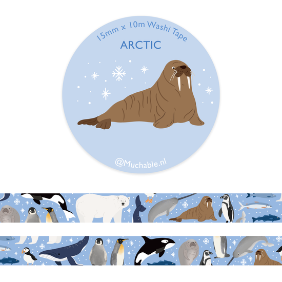 Washi Tape - Winter dieren