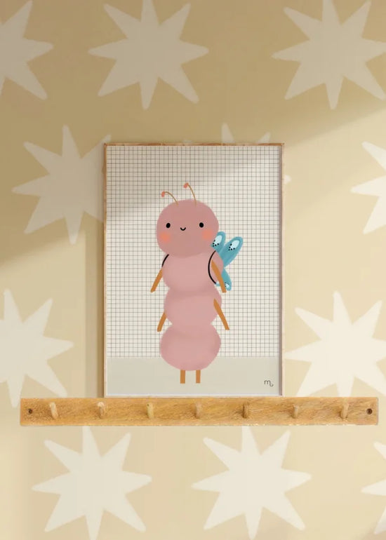 Art Print A4 - Rupsje Ongeduld