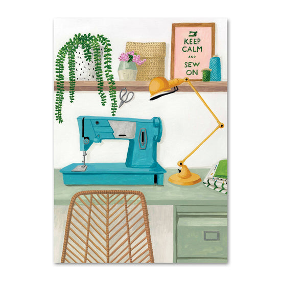 Kaart - Keep Calm and Sew