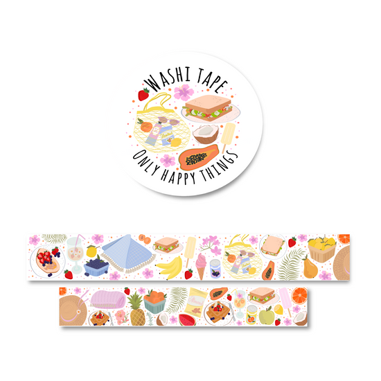 Washi tape - Summer picnic
