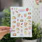 Stickervel - Junkfood Party