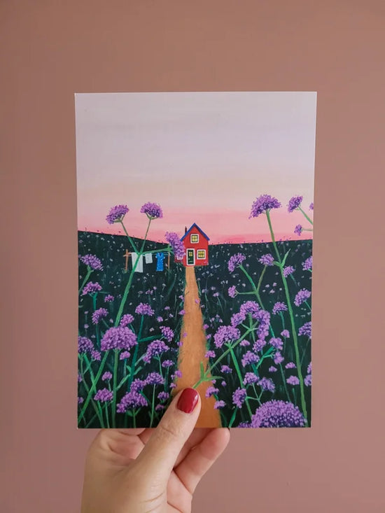 Art Print  A5 - Verbena