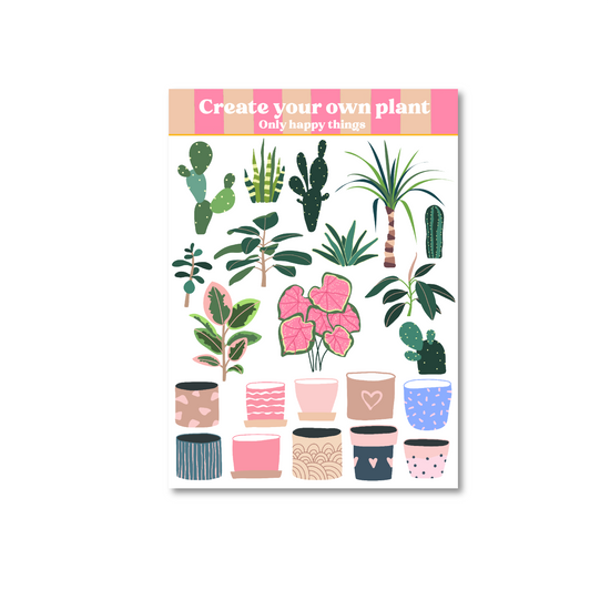 Stickervel - Create your own plant