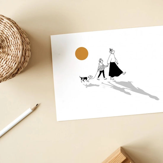 Kaart - Walking with your Son