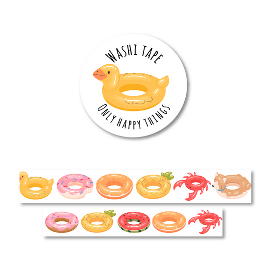 Washi tape - Pool party