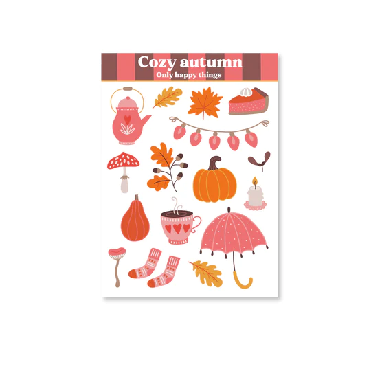 Stickervel - Cozy Autumn