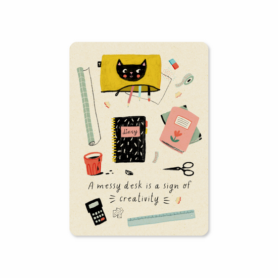 Kaart - Messy Desk