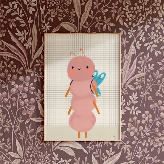 Art Print A4 - Rupsje Ongeduld