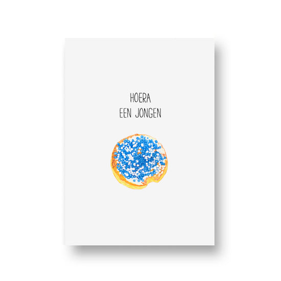 Kaart - Hoera! Een Jongen