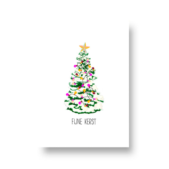Kerstkaart - Fijne Kerst