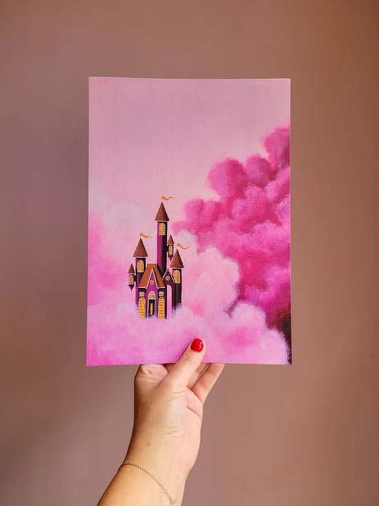 Art Print  A4 - Luchtkasteel