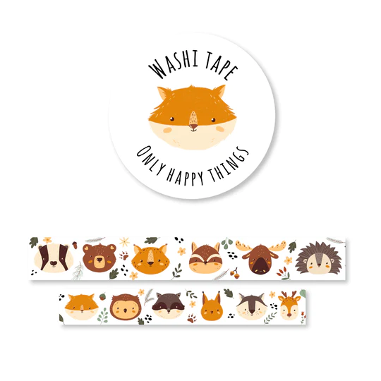 Washi tape - Woodland Friends