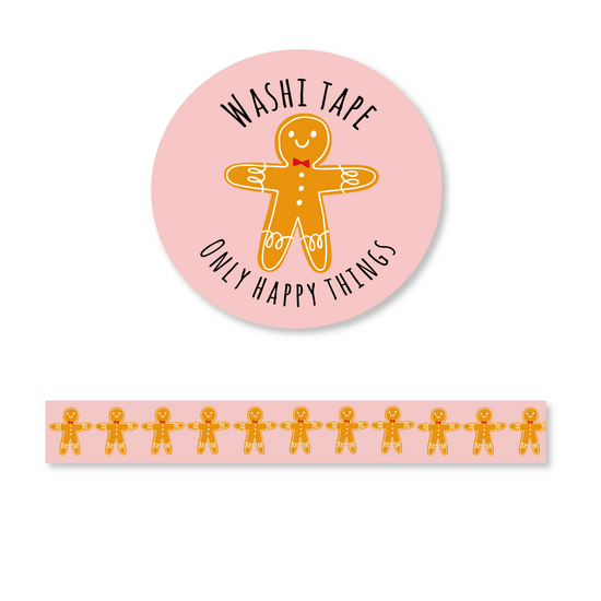 Washi Tape - Gingerbread Men