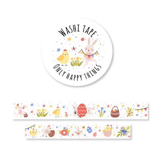 Washi tape - Happy easter