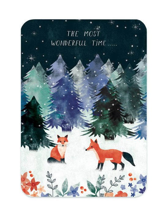 Kerstkaart - The Most Wonderful Time