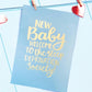 Wenskaart - New Baby Boy