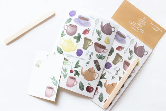 Rub on Stickers - Tea Party