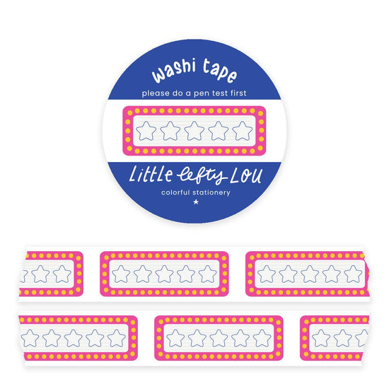 Washi Tape - Movie Star Rating