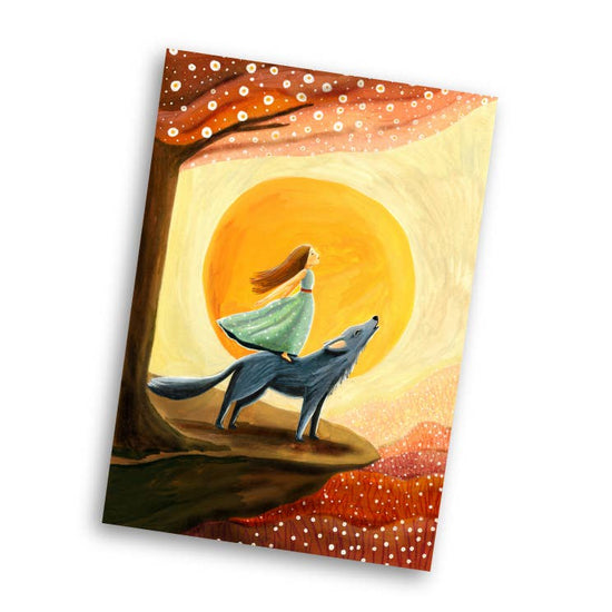 Luxe Kaart - Wolf Call