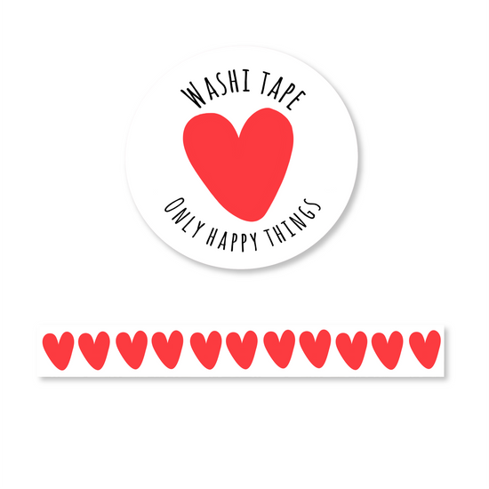 Washi tape - Hearts