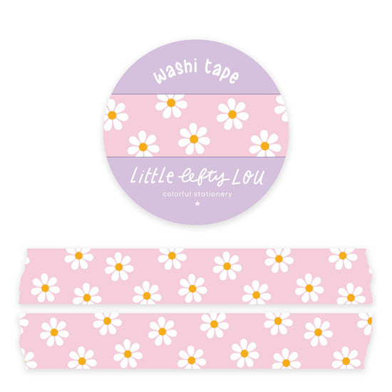 Washi Tape - Pink Daisies