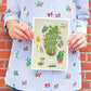 Kaart/Mini Poster (A5) - Crazy Plant Lady