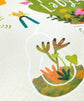 Kaart/Mini Poster (A5) - Crazy Plant Lady