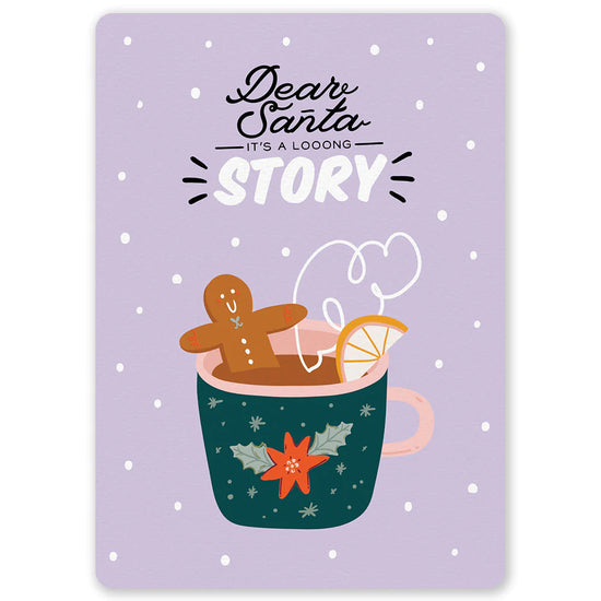 Kerstkaart - Dear Santa it&