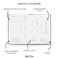 Undated Goal Planner- A5 Power of 3 - Sunshine Yellow