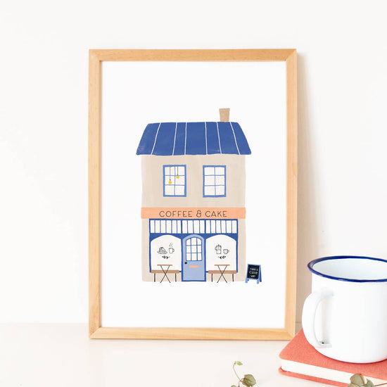 Art Print A4 - Coffee Cafe