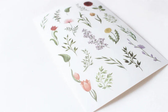 Rub on Stickers - Spring Flowers