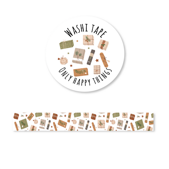 Washi tape - Christmas mail