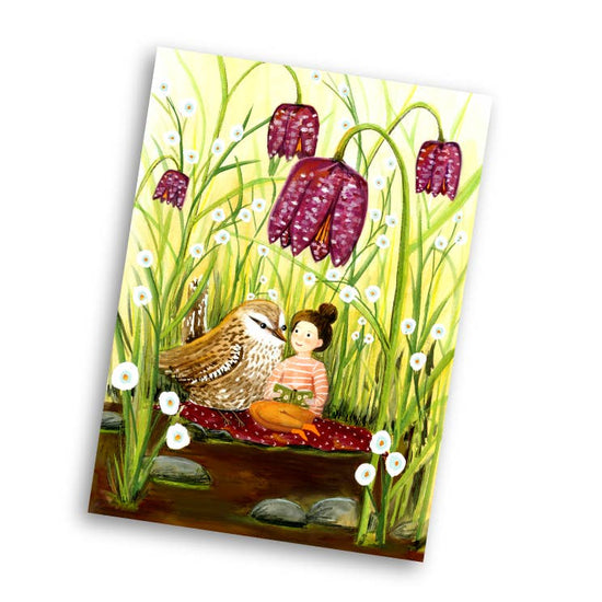 Luxe Kaart - Reading Together