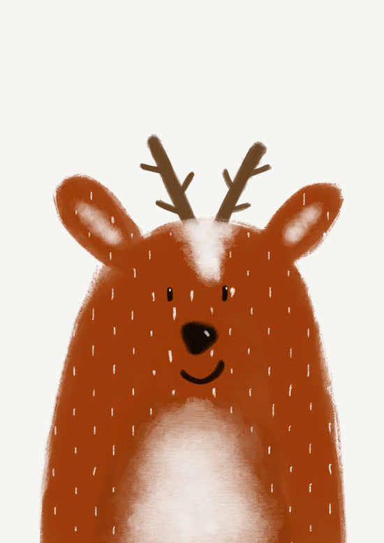 Kerstkaart - Deer