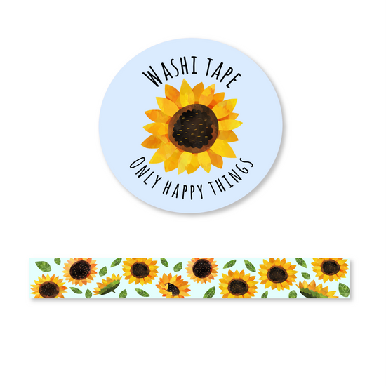 Washi tape - Zonnebloemen